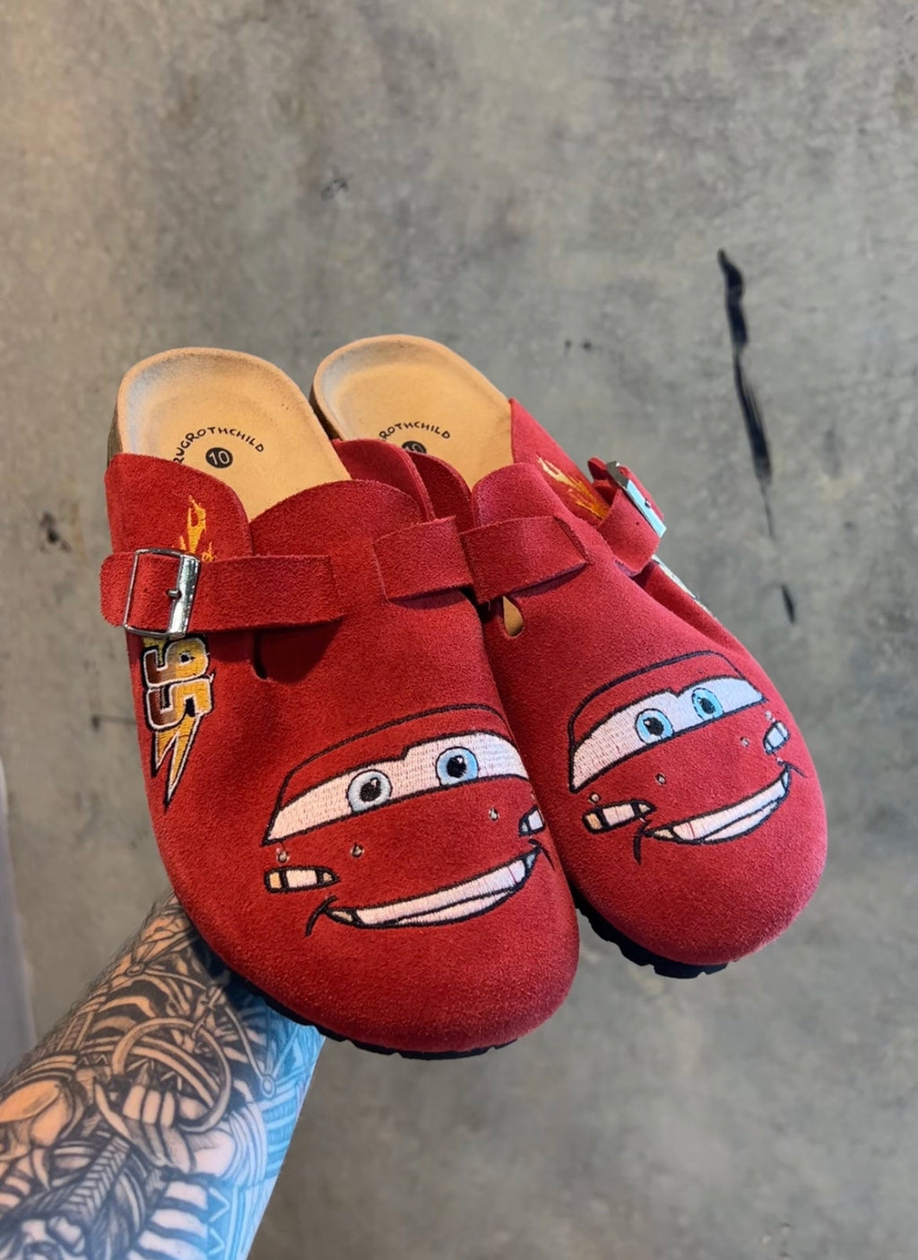 Lightning McQueen Clogs
